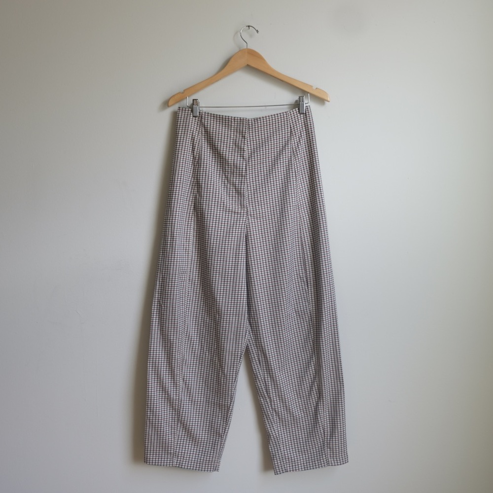 Urban outfitters plaid cropped trousers large
